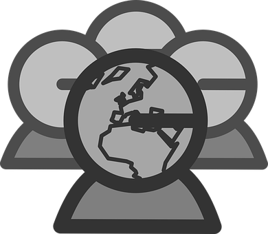 Global Network Connectivity Icon PNG Image