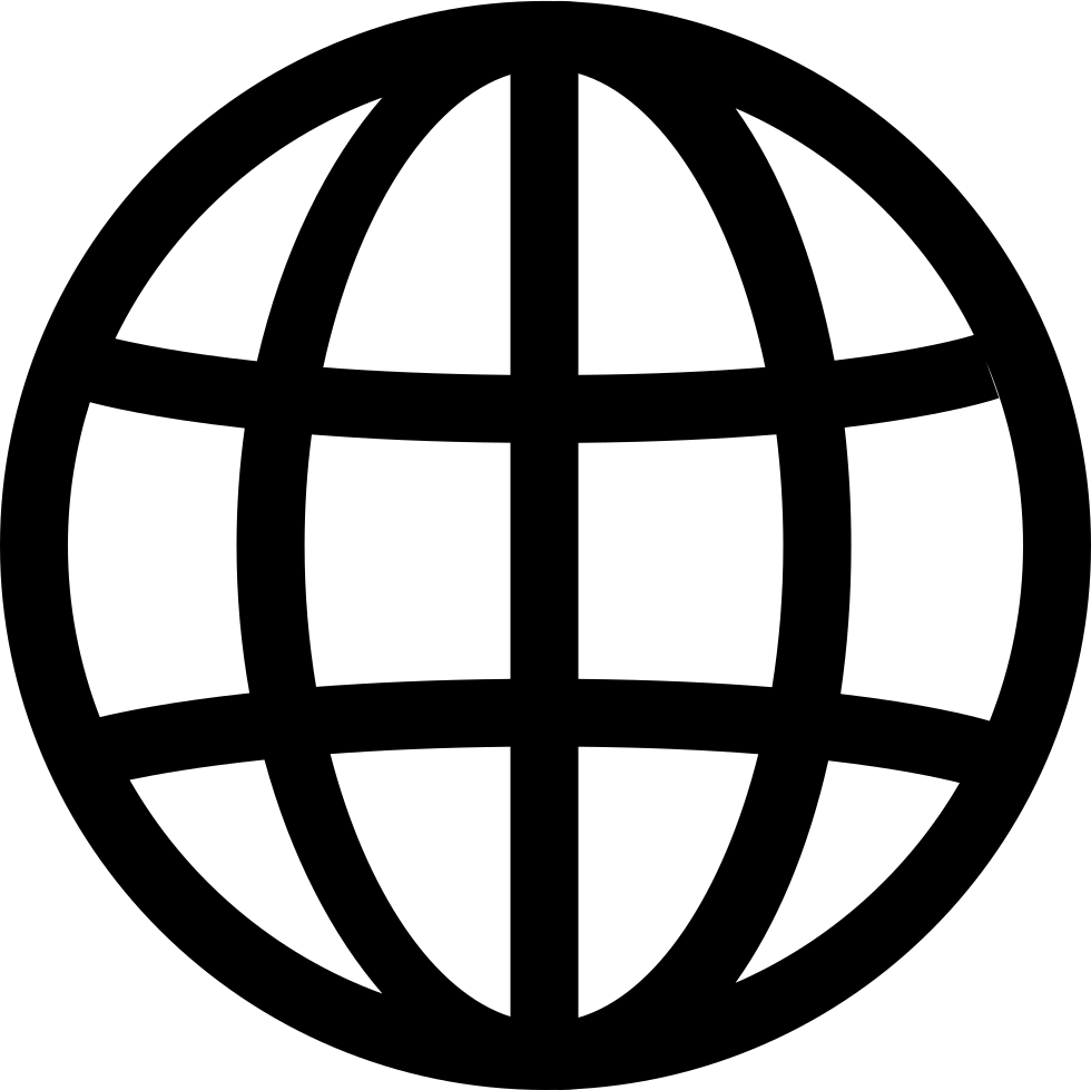 Global Network Icon PNG Image