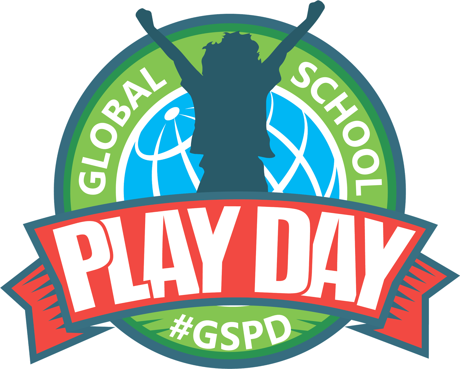 Global School Play Day Logo PNG Image