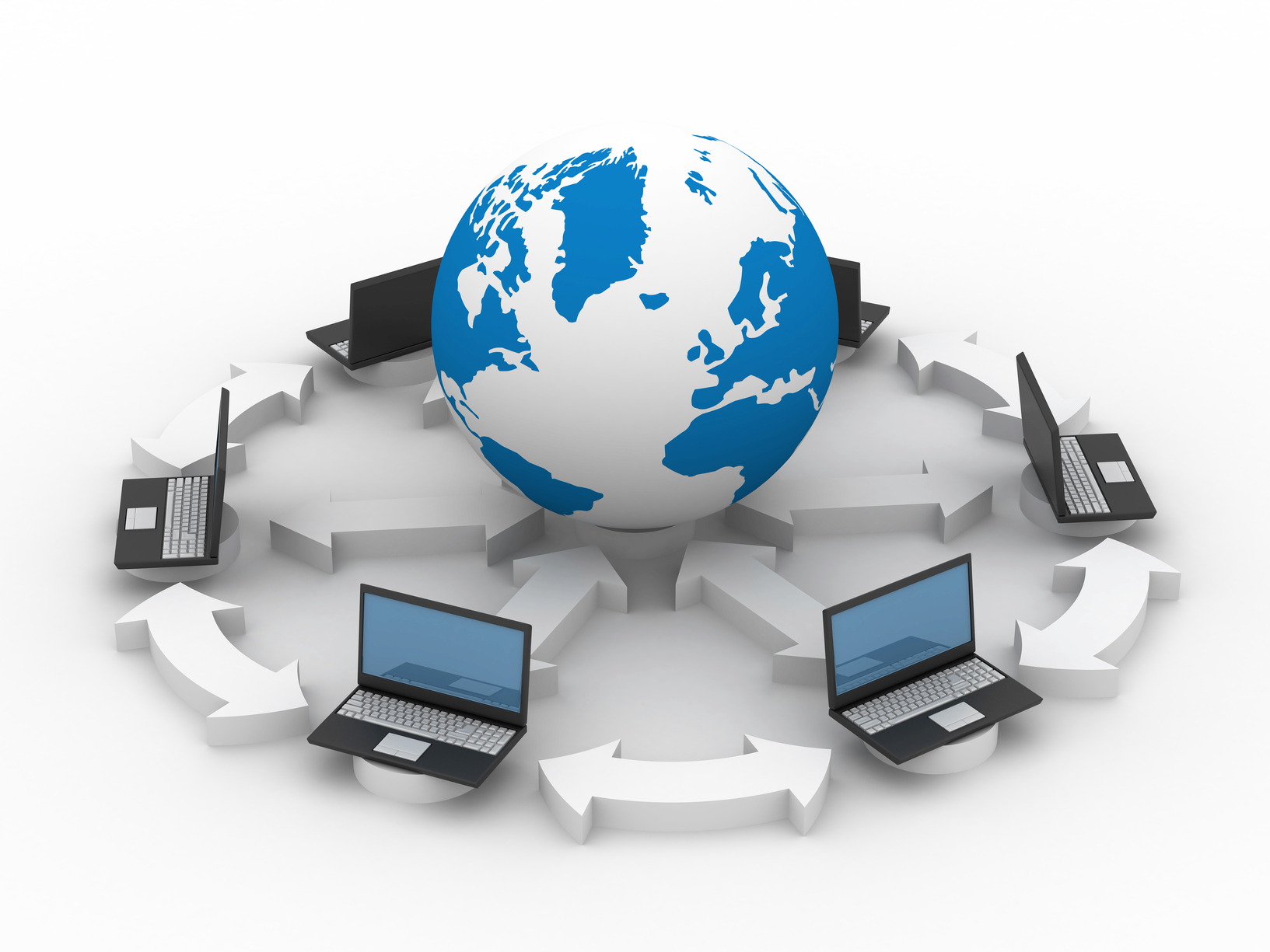 Global Technology Network Concept PNG Image