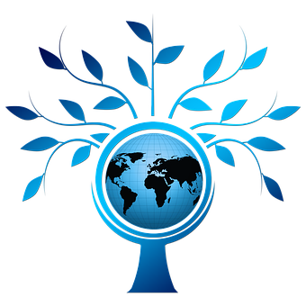 Global Tree Concept Art PNG Image