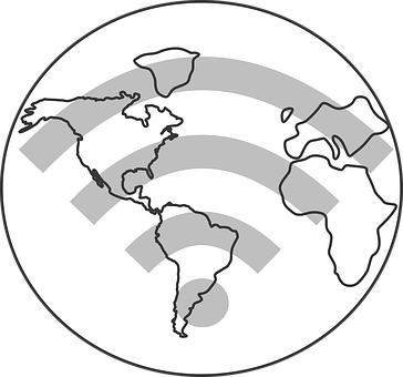 Global Wi Fi Signal Concept PNG Image