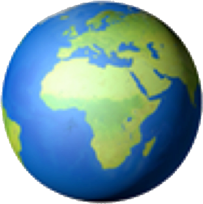 Globe Emojii Phone PNG Image