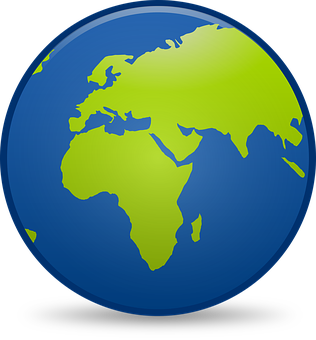 Globe Icon Graphic PNG Image