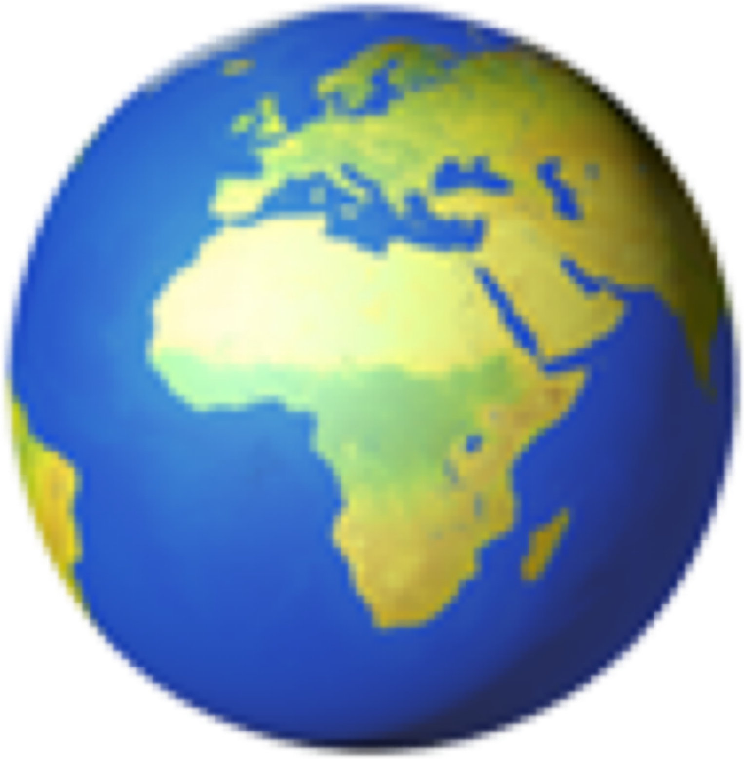 Globe Showing Europe Africa Emoji PNG Image