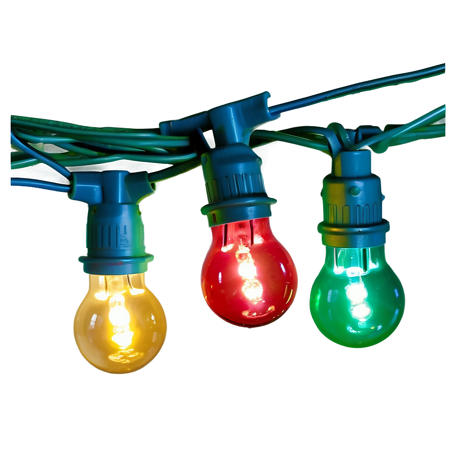 Globe String Lights For Christmas Png Ets PNG Image