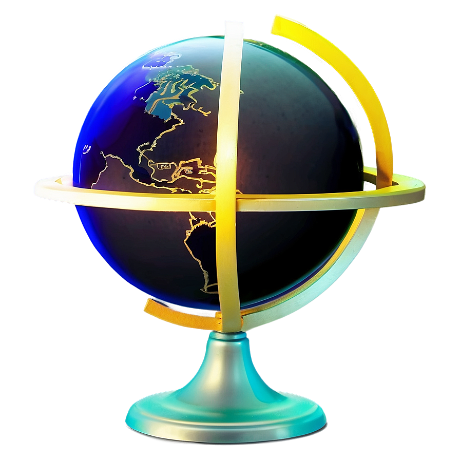 Globe With Stand Png Ljs52 PNG Image