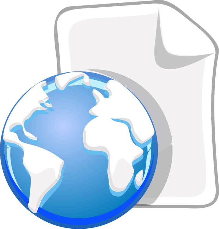 Globeand Documents Icon PNG Image