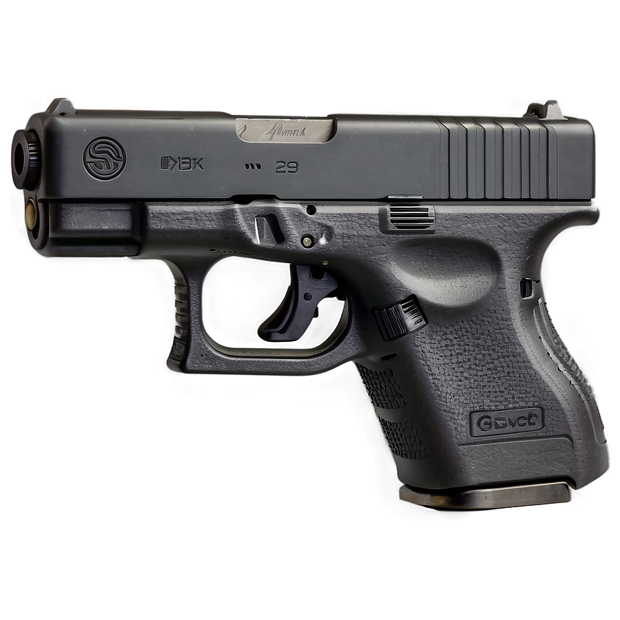 Glock 29 Sf 10mm Auto Compact Png Cqa PNG Image