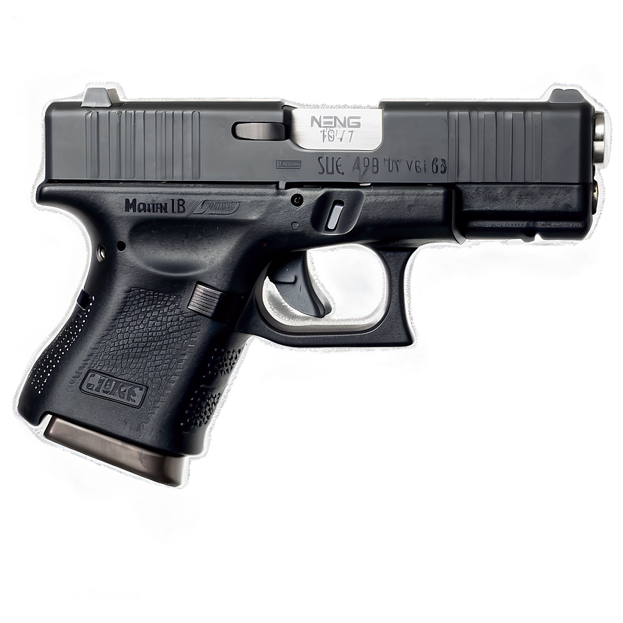 Glock 33 .357 Sig Subcompact Png 05212024 PNG Image