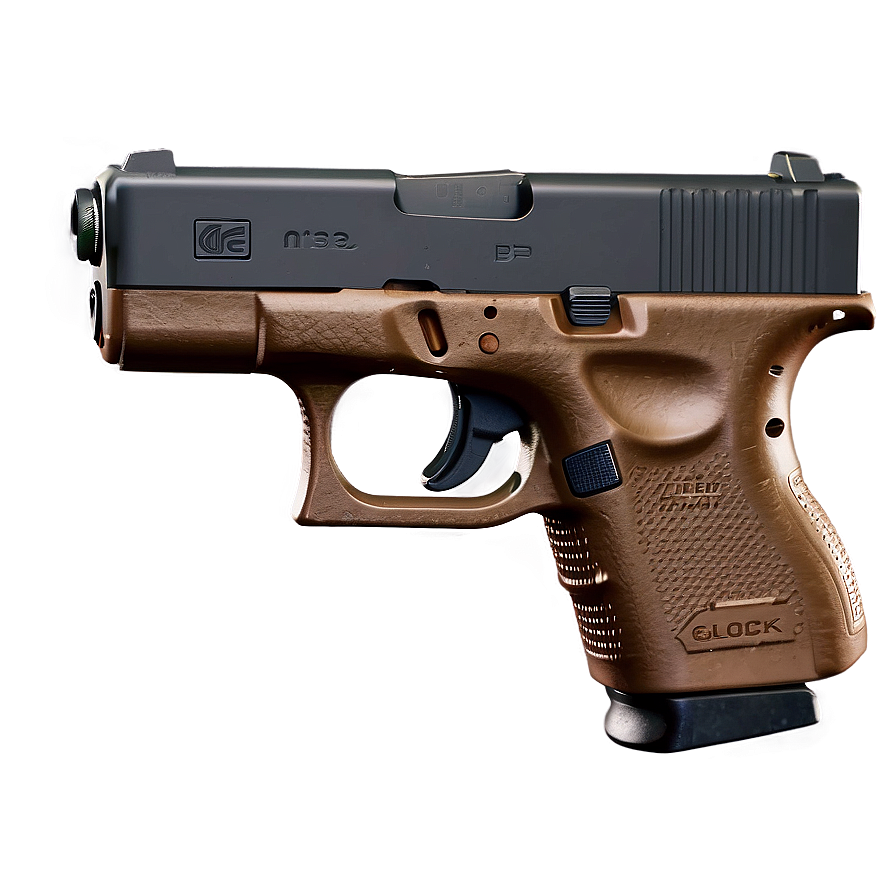 Glock 42 Ultra-compact .380 Png 05212024 PNG Image