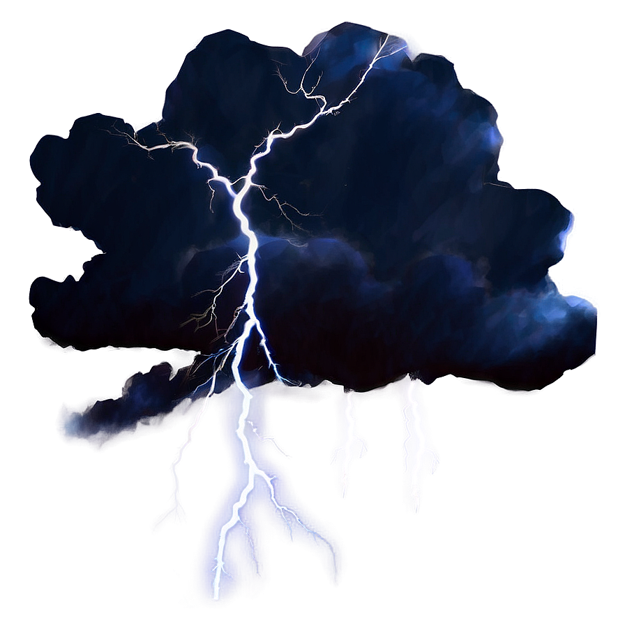 Gloomy Night Lightning Png Lty79 PNG Image