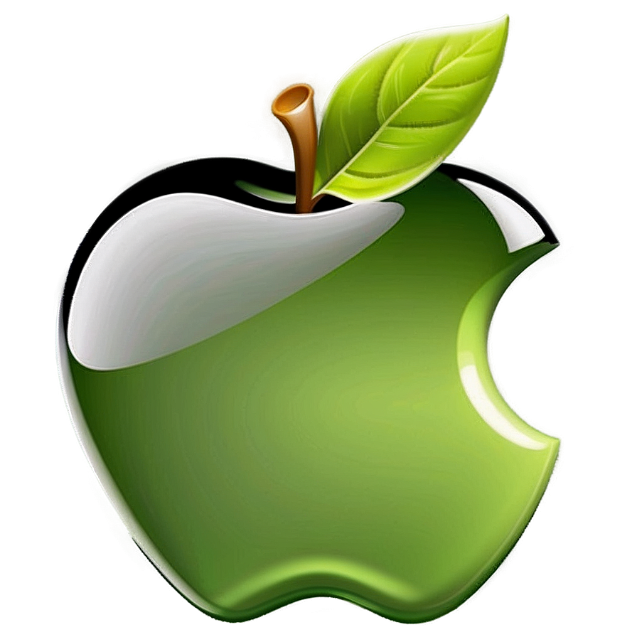 Glossy Apple Logo Version Png Nup85 PNG Image