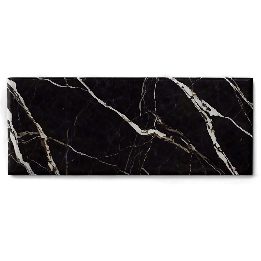 Glossy Black Marble Surface Png 06252024 PNG Image