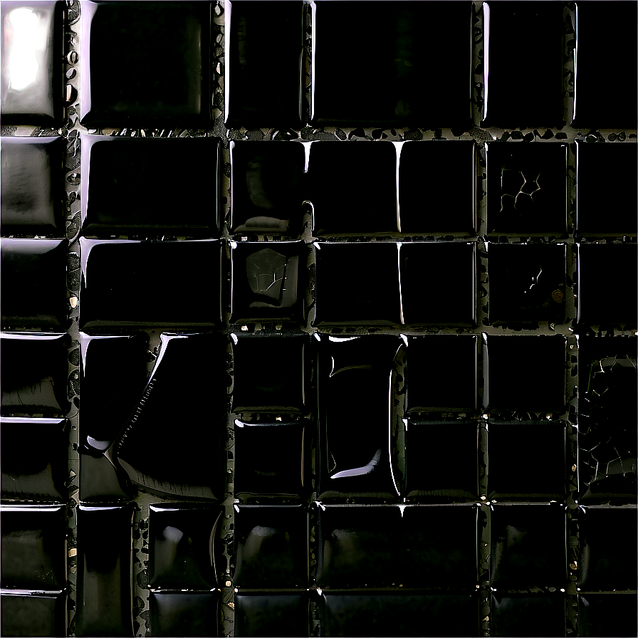 Glossy Black Tile Floor Png Owh PNG Image