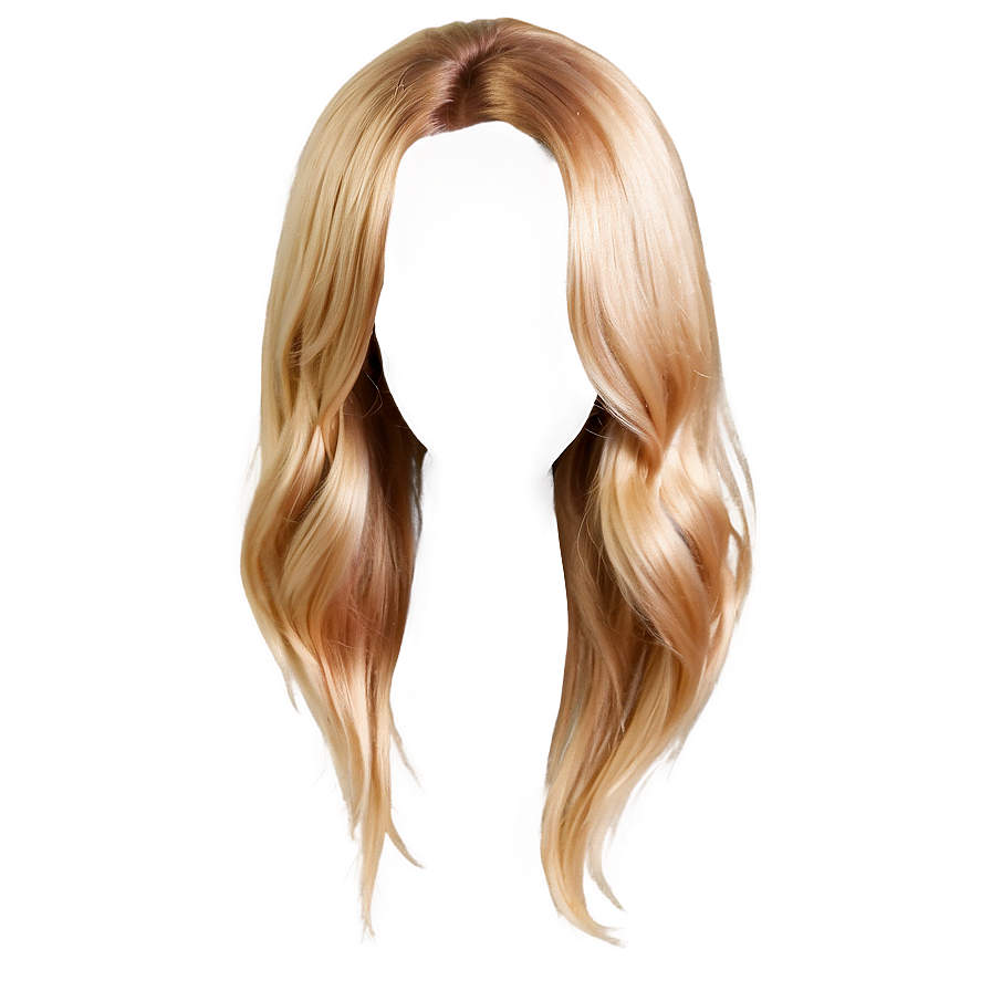 Glossy Blond Hair Png 13 PNG Image