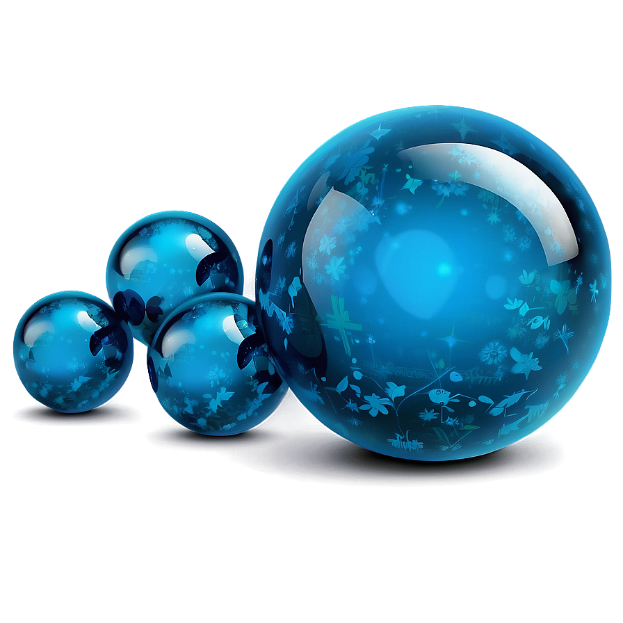 Glossy Blue Ball Png 06132024 PNG Image