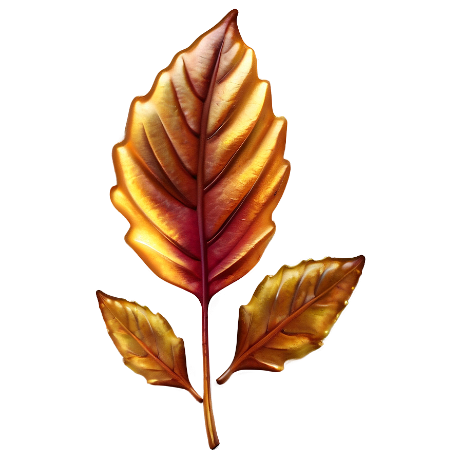 Glossy Fall Leaf Png 84 PNG Image