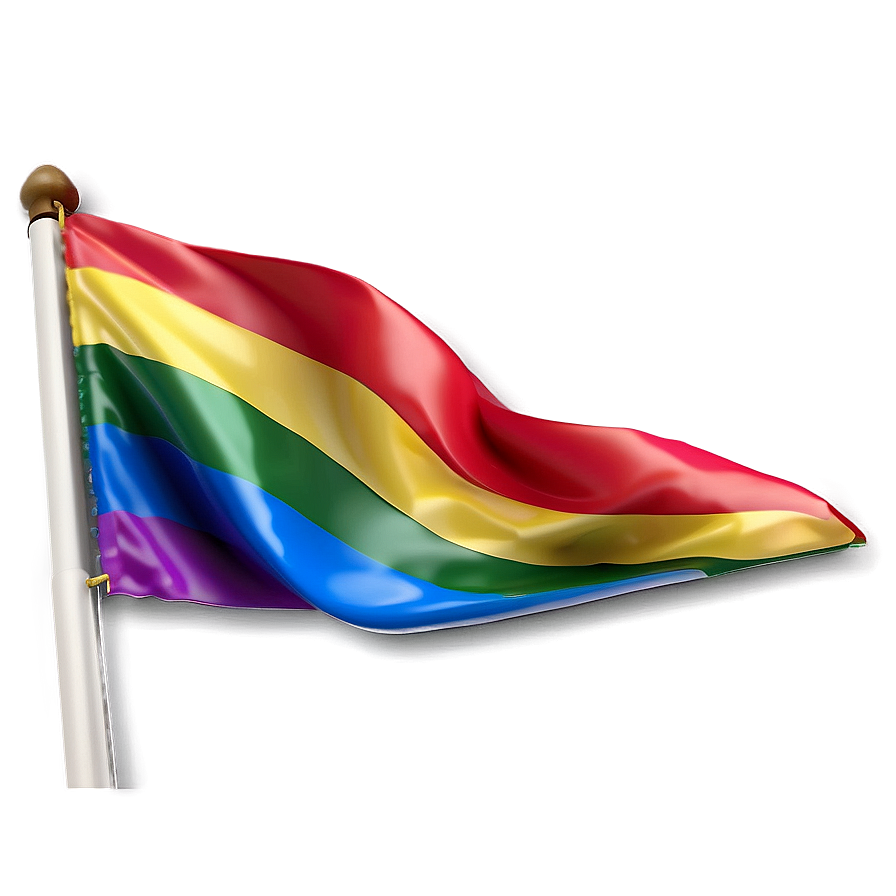 Glossy Lgbt Flag Png Jul2 PNG Image