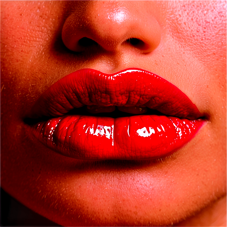 Glossy Lips Drawing Png 1 PNG Image