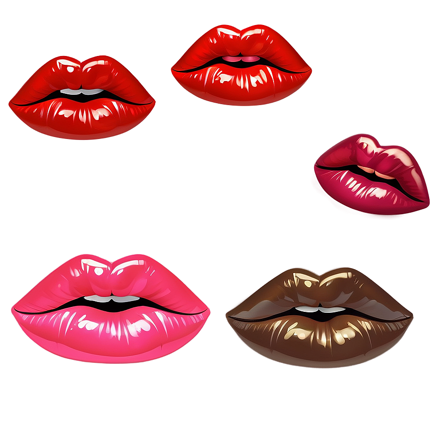 Glossy Lips Png 06212024 PNG Image