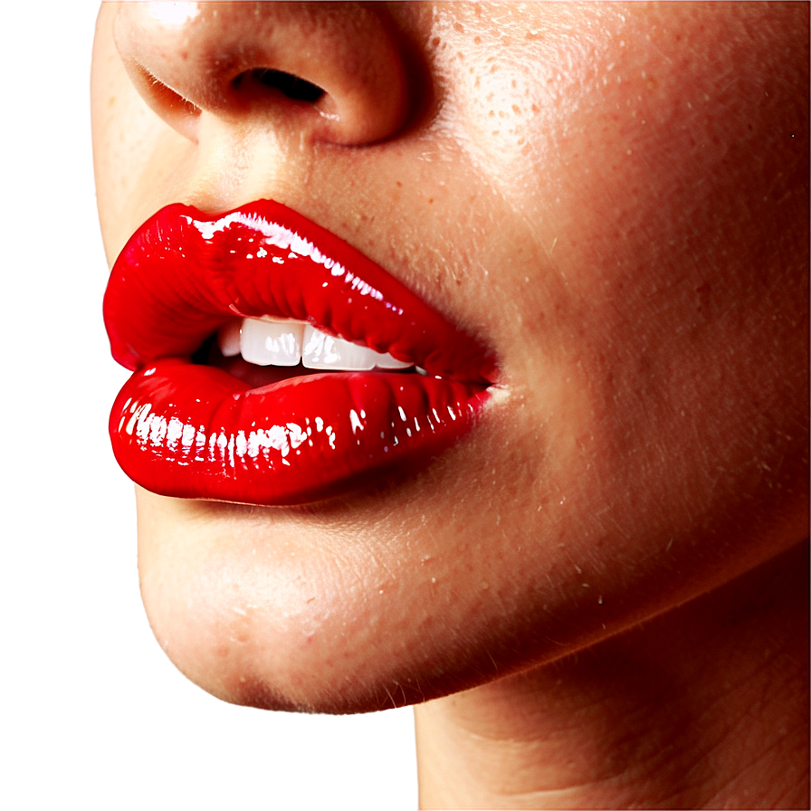 Glossy Lips Side View Png 37 PNG Image