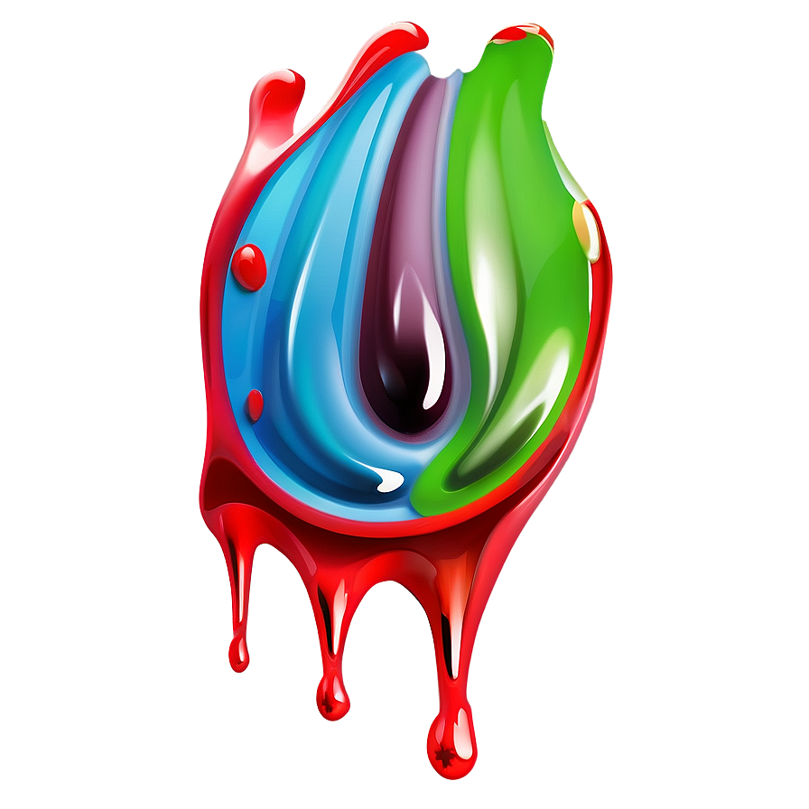 Glossy Paint Drip Png Rtb83 PNG Image