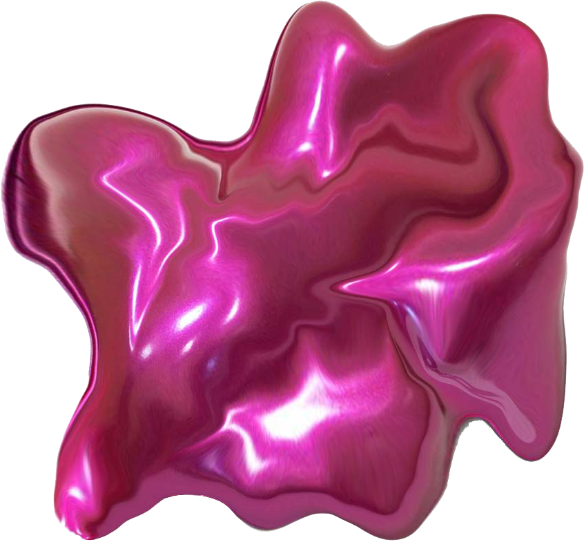 Glossy Pink Slime Texture PNG Image