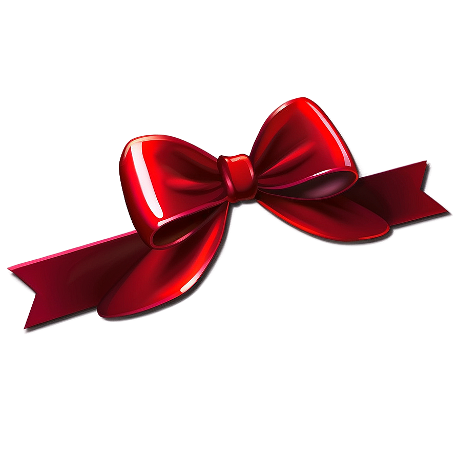 Glossy Red Bow Png Urk89 PNG Image