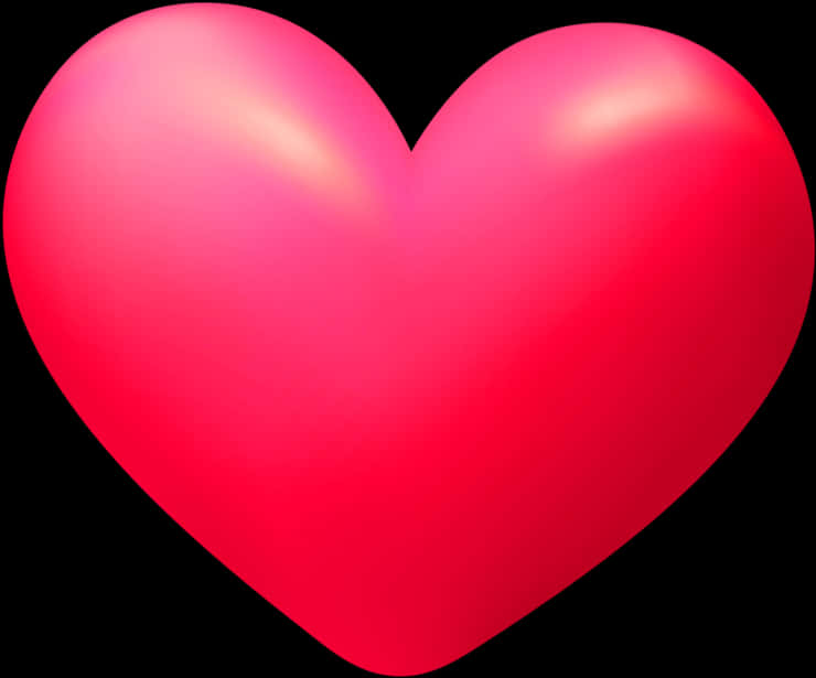 Glossy Red Heart Clipart PNG Image