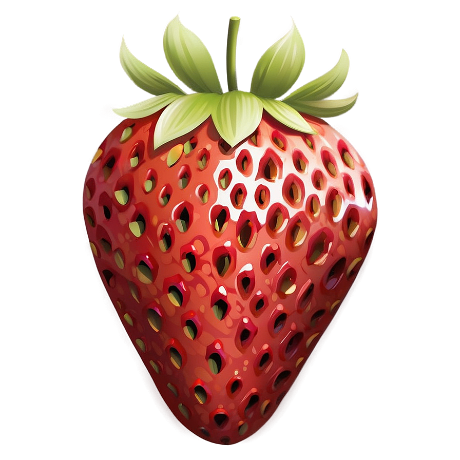 Glossy Strawberry Png Npt PNG Image