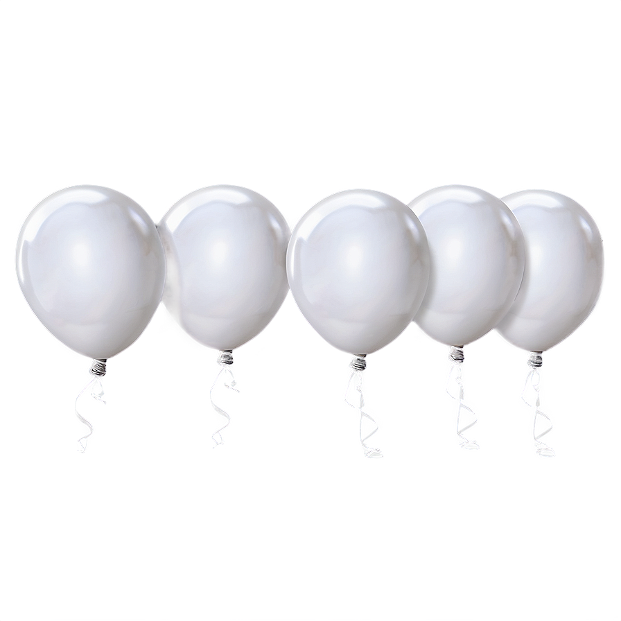 Glossy White Balloon Png Wqd PNG Image