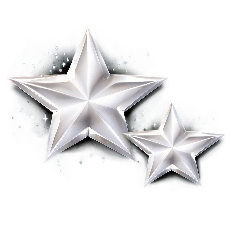 Glossy White Star Graphic Png 62 PNG Image