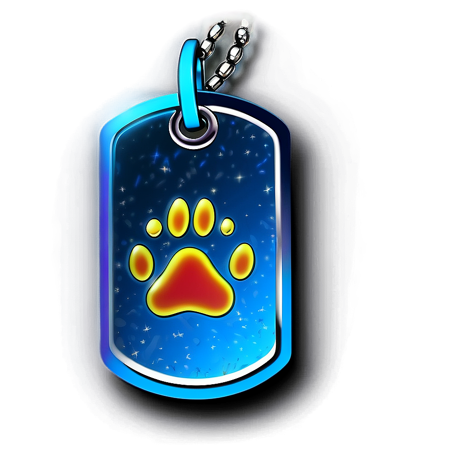 Glow In The Dark Dog Tag Png Ogx61 PNG Image