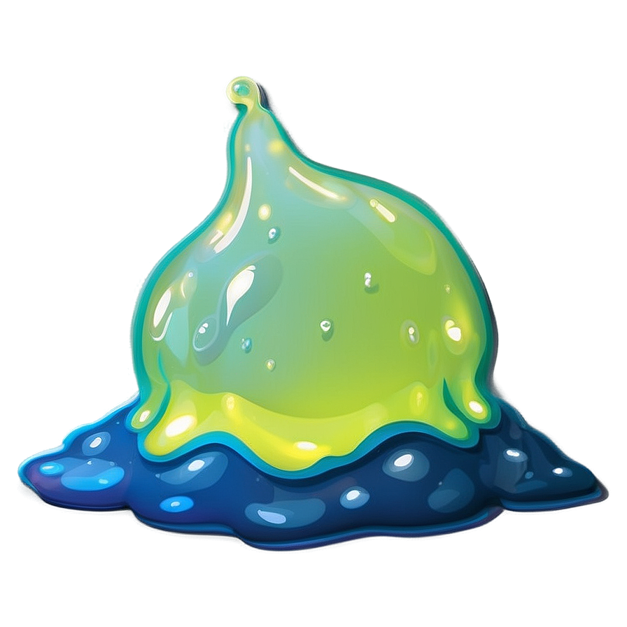 Glow In The Dark Slime Png Htm PNG Image