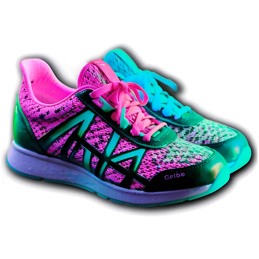 Glow In The Dark Sneakers Png Cxp39 PNG Image