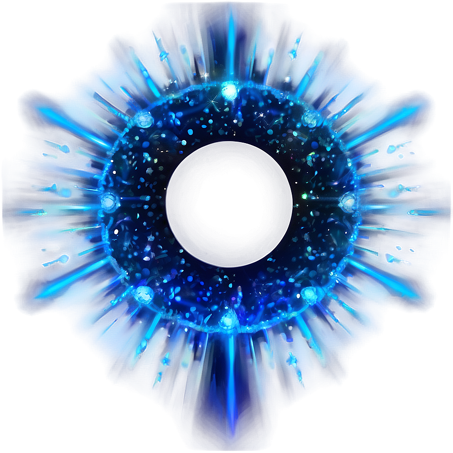 Glowing Blue Sparkle Light Png Ipp49 PNG Image