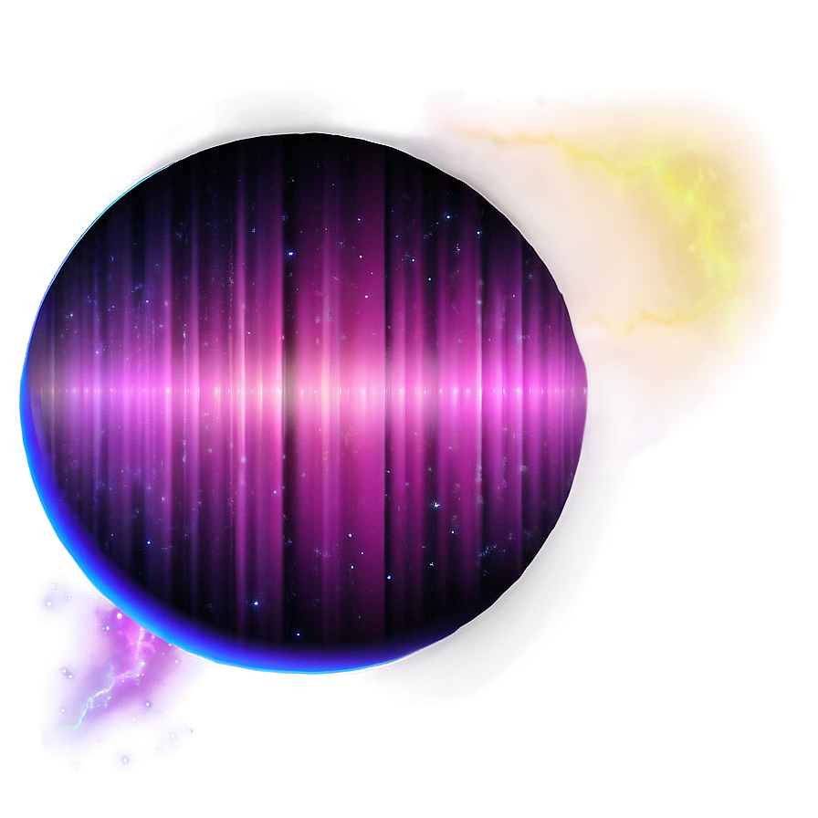 Glowing Circle B PNG Image