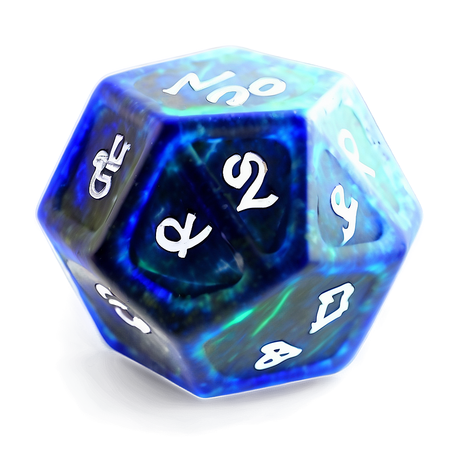 Glowing D20 Png 05252024 PNG Image