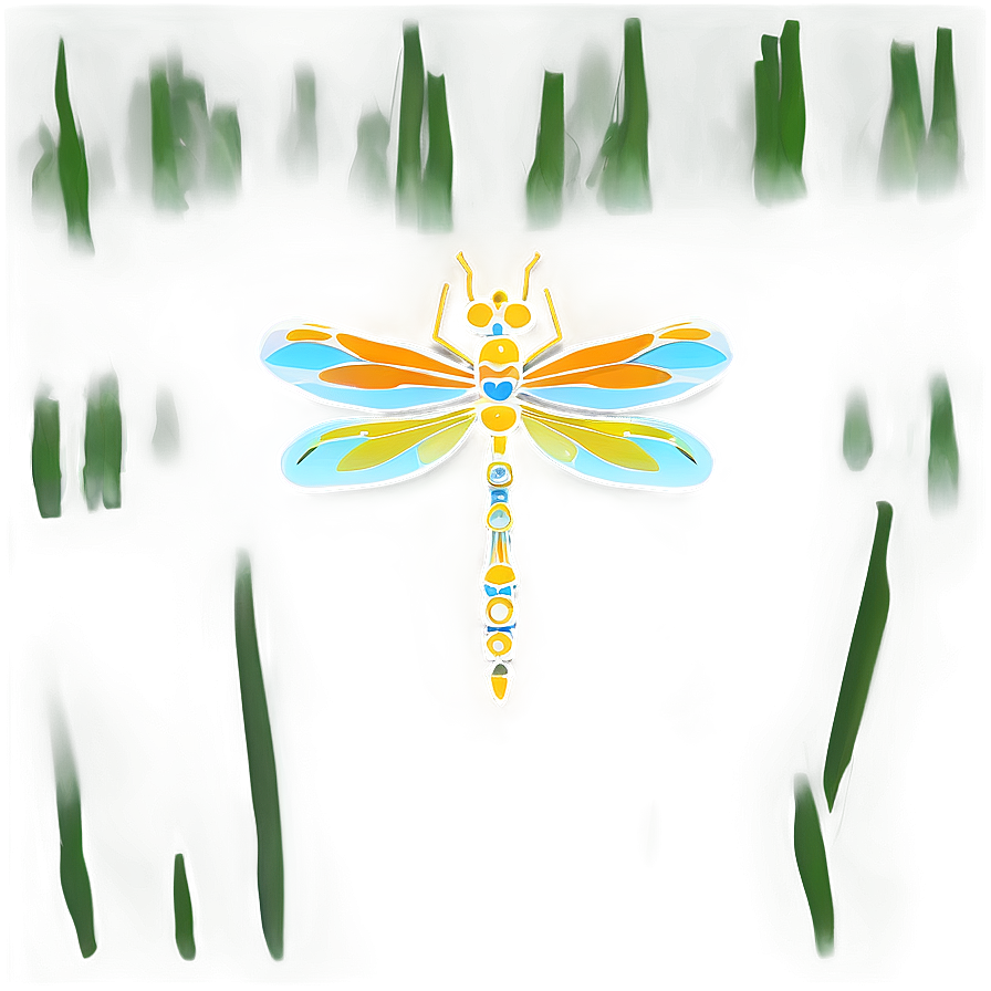 Glowing Dragonfly Png 05212024 PNG Image