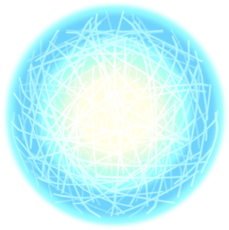 Glowing Energy Sphere PNG Image