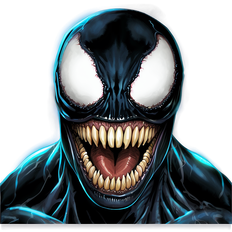 Glowing Eyes Venom Png Sph PNG Image