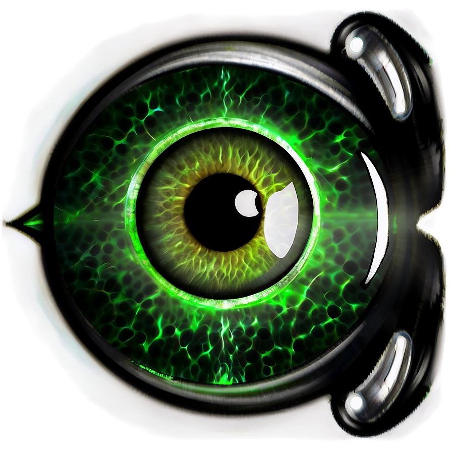 Glowing Green Eye Png Bhh77 PNG Image