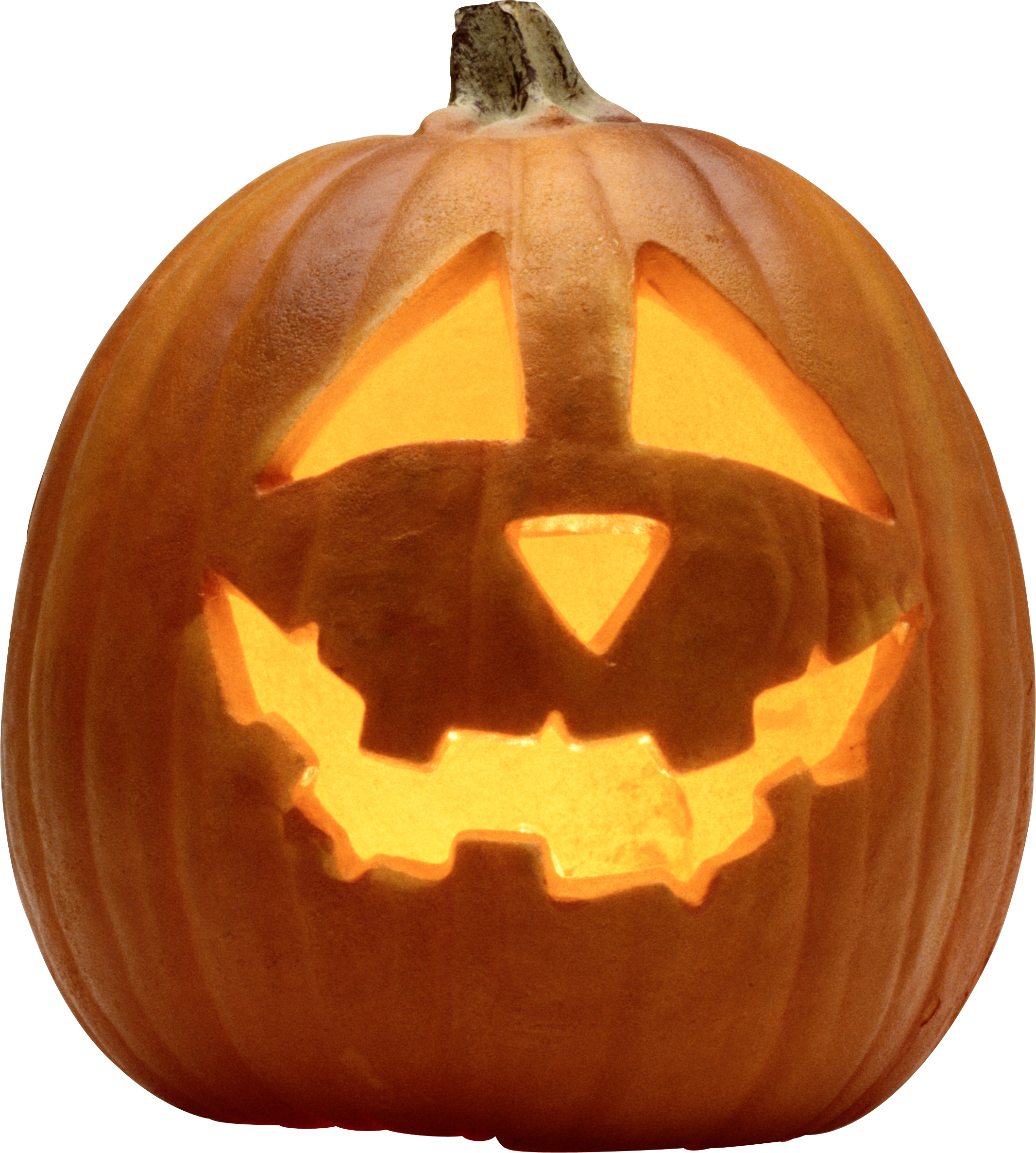 Glowing Jack O Lantern Pumpkin.png PNG Image