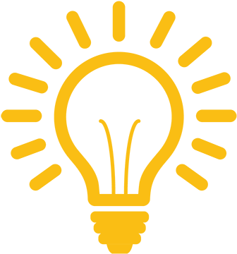 Glowing Lightbulb Graphic PNG Image