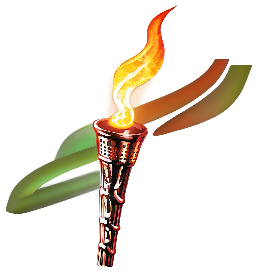 Glowing Olympic Torch Png Yej PNG Image