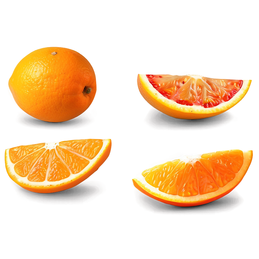 Glowing Orange Fruit Png Gly PNG Image