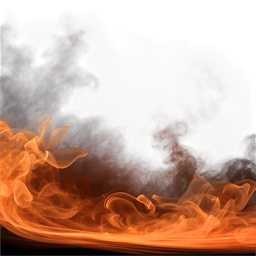 Glowing Orange Smoke Ambiance Png Cxs9 PNG Image