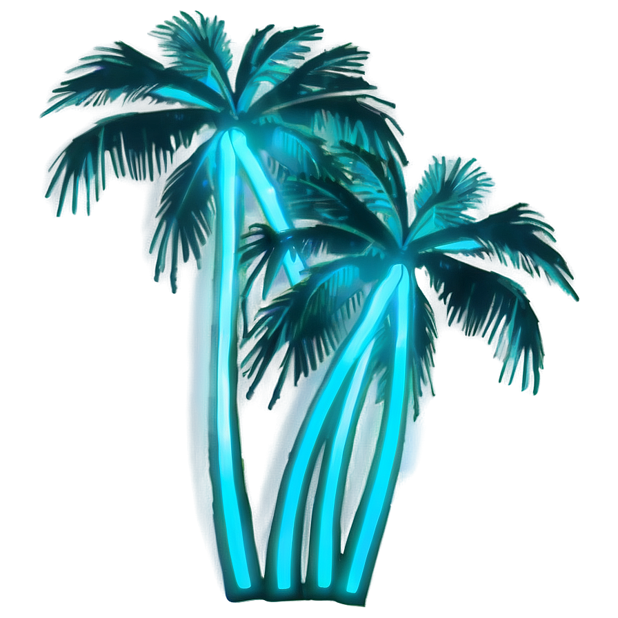 Glowing Palm Tree Png Ayy41 PNG Image