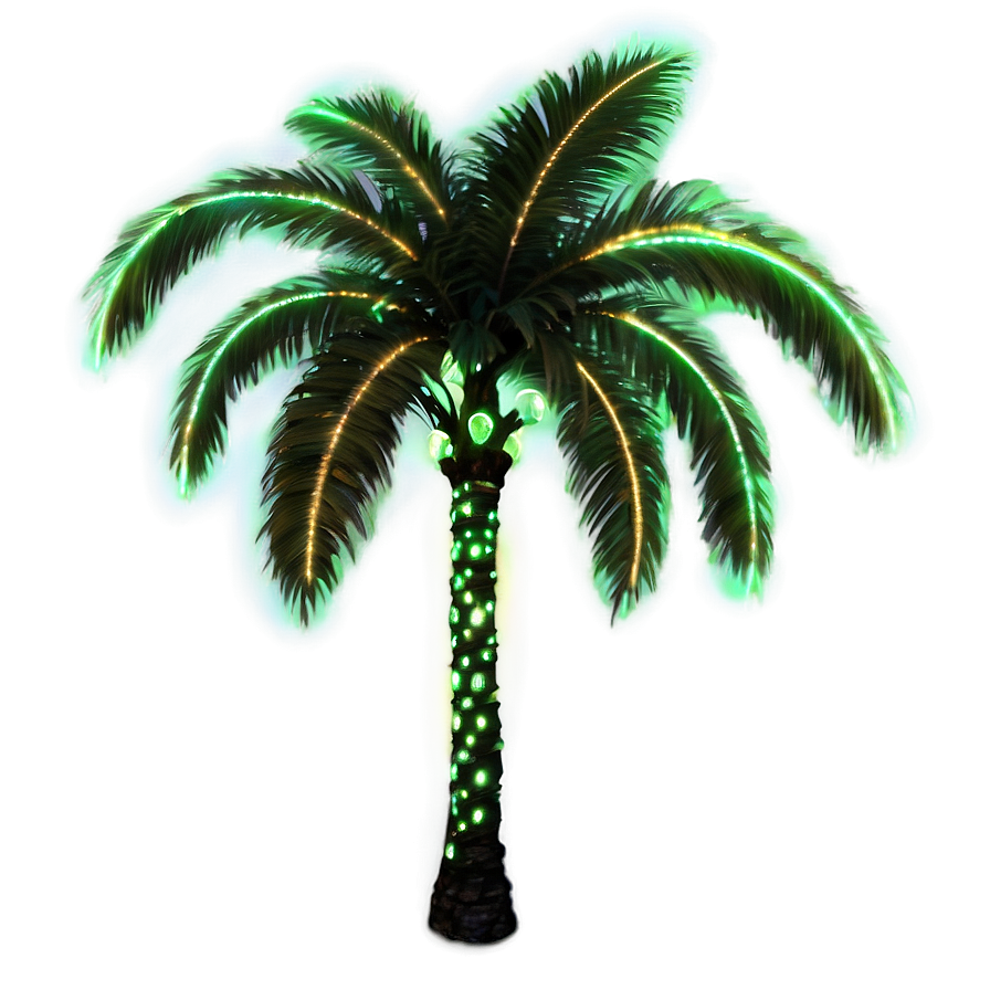 Glowing Palm Tree Png Lws PNG Image